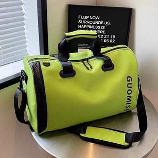 DYYM 短途旅行包 大容量女士旅遊輕便手提行李袋 幹濕分離運動健身包