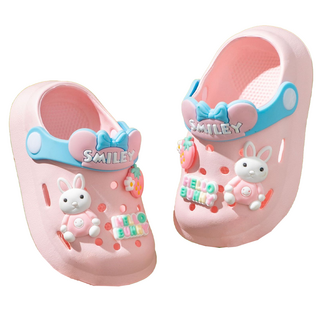 SMILEY 兒童洞洞鞋 男童女童 超輕EVA軟底防滑兩穿涼鞋 可愛卡通圖案