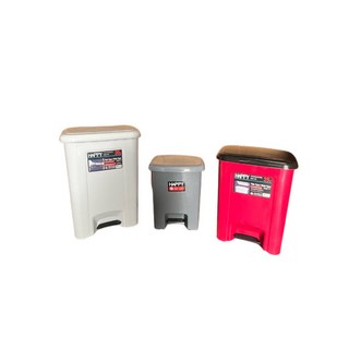 大容量垃圾桶 踏式/掀蓋式 資源回收分類收納桶 15L/25L/35L, 強強-25L(超取限1個),深灰色