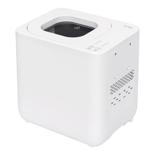 쉘퍼 3세대 음식물처리기 뚜껑분리형 이중칼날 건조분쇄기 4L + 추가필터, 화이트, 단품