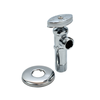 관붙이 앵글밸브 욕실앵글밸브 일체형 앵글밸브 / 국산 KS 앵글밸브 / 세면기 양변기 부속 / 일체형 앵글밸브 / 수도 앵글밸브 / 세면대 앵글밸브 / 냉온수 수도연결 밸브, 1개