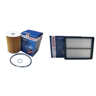 보쉬 엔진 오일 교환 필터 셋트 더뉴그랜져 IG 3.0 GDI 오일필터+에어필터 O0105+A2997, 오일필터+에어필터/O0105+A2997, 1세트