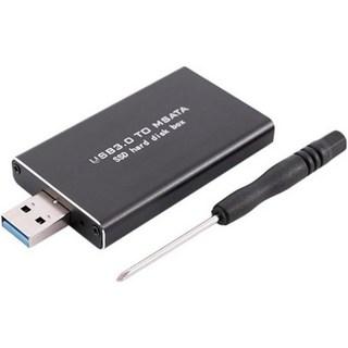 ROLE MSATA를 USB로 변환하는 USB 3.0 MSATA SSD 인클로저 USB3.0 케이스 하드 디스크 어댑터 M.2 외장 박스