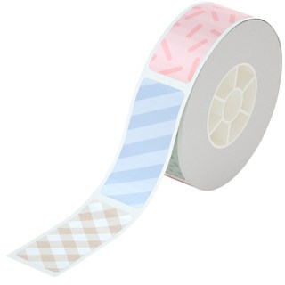 HPRT 漢印 H11 小粉餅專屬標籤貼紙 姓名貼 熱敏標籤 彩色標籤 防水貼紙, 12*30mm (210P) 風格5