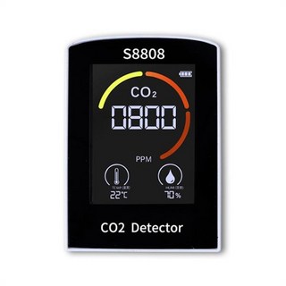 디지털 CO2 계량기 측정 습도 온도 TVOC 센서 테스터 공기질 모니터 감지기 4-in-1, 1.CO2 Meter, 1개