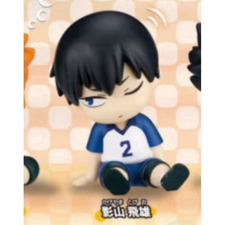 STASTO正版授權 排球少年 Q版回籠覺睡顏睡眠小手辦扭蛋 日向 影山 研磨 黑尾 月島, 1個, 影山靠肩