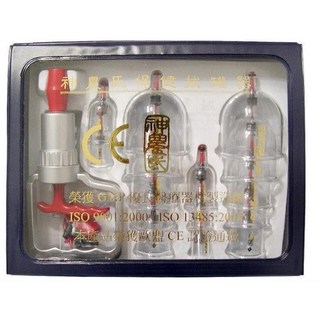 神農氏拔罐器 台灣製居家經絡舒緩 促進循環, 1套