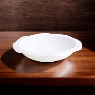 미색 장미볼 그릇 뷔페 식당 단체급식 업소용 양식, DS-6338 대, 1개