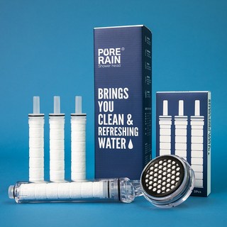 퓨어레인 필터 샤워기 세트 V2.0, 1개, 화이트