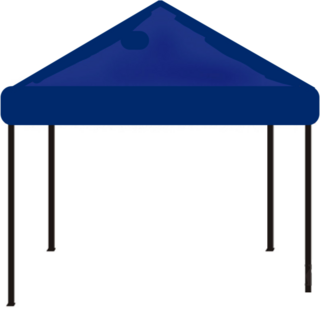 2X2 客廳帳 炊事帳 露營帳 遮雨棚 遮陽棚 停車棚 廣告棚 休閒棚 速搭篷 活動帳 帳篷 【S01】 【沛大旗艦店】, 深藍 2M*2M