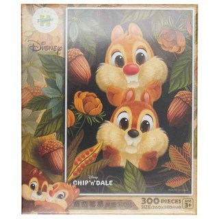 HUNDRED PICTURES 百耘圖 Chip an' Dale 奇奇蒂蒂 拼圖 300片 適合3歲以上, 1盒