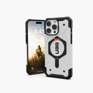 UAG手機保護殼，輕巧設計，多色可選，完美貼合，操作順暢, 實色支架款-白色,iPhone16 plus, 1個