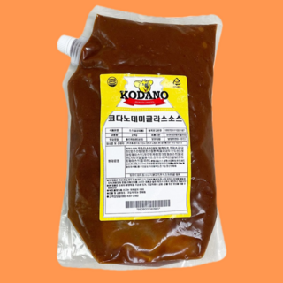 코다노 데미글라스 소스 2KGx5봉지 BOX 스테이크소스, 2kg, 5개