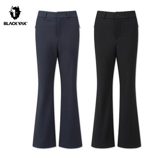 블랙야크 여성 벨라 본딩 부츠컷 팬츠 겨울 기모 스판 자연스러운 세미 나팔 바지 1BYPNWU508
