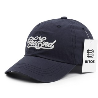 비토스 국내제작 The End 체인스티치 자수 볼캡 야구모자 커플 데일리모자