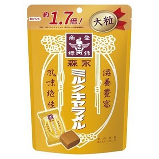 MORINAGA 森永 牛奶焦糖 132g 大容量 大尺寸, 1個
