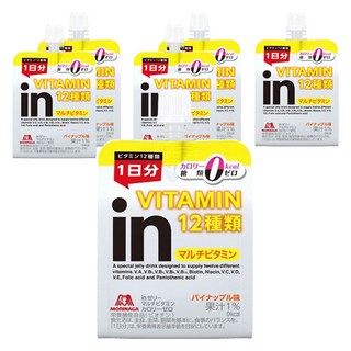 MORINAGA 森永 in綜合維他命果凍 鳳梨口味, 6包