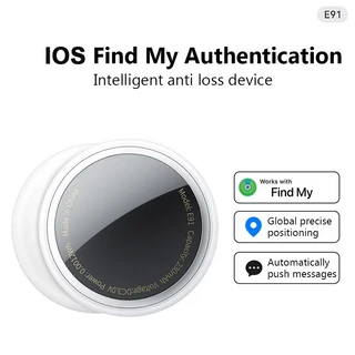 E91 Airtag 손실 방지 장치 GPS 추적기 스포츠 내 노인 어린이 찾기 애완 동물 iPhone Ipad 용 미니 파인더, 01 하얀색