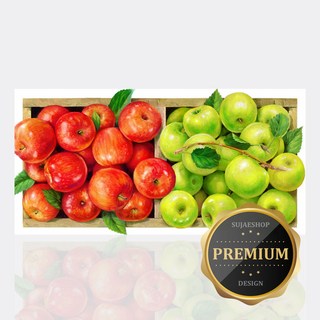 수재샵 비즈 보석십자수 대형재물사과 B led 대형 어린이 캔버스 diy 집들이선물, 1개