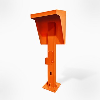 스틸 전기차 충전기 소형 캐노피 거치대 B형, 오렌지, 1개