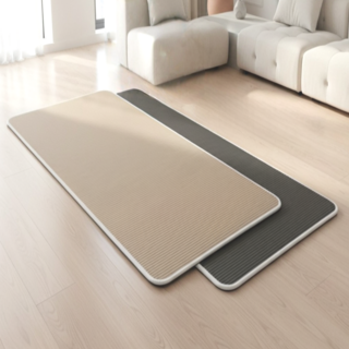 발란스랩 안미끄러지고 넓은 고급형 NBR 요가매트, 1개, 제트 블랙