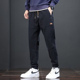 美式工裝 多口袋 韓版休閒九分