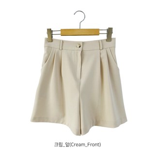 [무디에]여성 국산 핀턱 밴딩 럭스 여자 숏팬츠 폴리 반바지