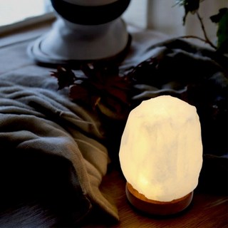 吾吉豐盛天使組 蛇年子玄老師聯名, 1個, 冰晶白鹽燈*1+豐盛天使卡*1