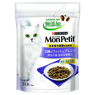 MonPetit 貓倍麗成貓乾糧 均衡營養 呵護心臟視力 適口性佳 多種口味選擇, 1.36kg, 1個, no this value