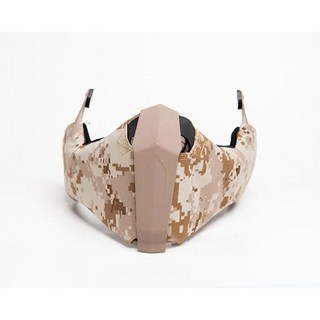 빠른 장착 헬멧 레일 마운트 보호 페이스 쉴드 풀페이스 귀덮개 전술 야외 장비 필수품, 1개, 색상: 5. Digital Desert