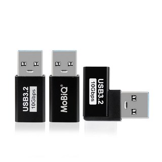 모비큐 USB A To C 타입 3.2Gen2 10G 데이터 60W 초고속 충전 OTG 변환 미니젠더 3P, 1개