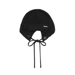 MISEKI SEOUL Button trooper hat BLACK 186762, MISEKI SEOUL OS