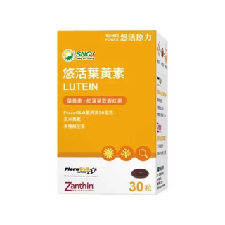 悠活原力 葉黃素 蝦紅素複方軟膠囊 30粒/瓶, 1個