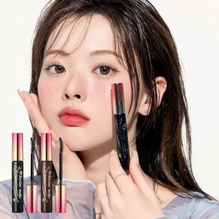 키스미 히로인메이크 마스카라 어드밴스드 필름, 브라운, 1개