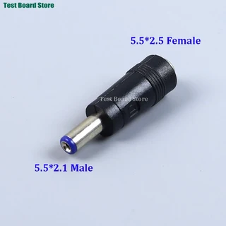 2개 DC 전원 어댑터 커넥터 플러그 변환 헤드 잭 암 소켓 5.5*2.5/2.1mm에서 수, 03 NO.1