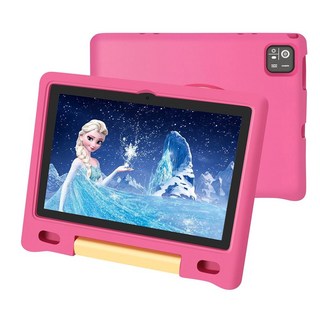 NRKDUBQ 아동용 태블릿 10.1인치 IPS HD 터치스크린 안드로이드 15 64GB 스토리지 8GB RAM 옥타 코어 태블릿 자녀 보호 기능 12시간 배터리 Wi, Light Pink