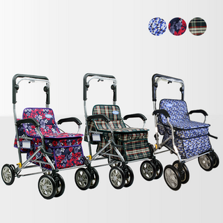 장기요양기관 지정업체 허준의료기 복지용구 장기요양인정서 구입 최소 85% 지원 성인용 실외 보행기 할머니 보행기 어르신 보행기 워커 동행(sk-130), 일반15%, 체크그린