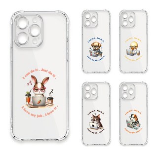 24H快速出貨 TRON 三星 A52/52s 小動物不想上班單圖 四角防摔 軟殼 手機殼