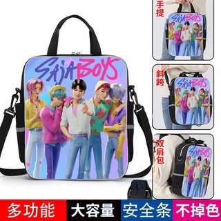 Kpop獵魔女團saja boys男團高初中生補習手提袋拎書國小補習包 TLNO, 多功能補習袋圖3