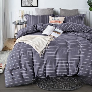 小嶼家居 極緻雲織棉 床包被套組 枕套組 台灣製造 可機洗 透氣親膚 單人/雙人/加大/特大尺寸 R38 悠閒夏日