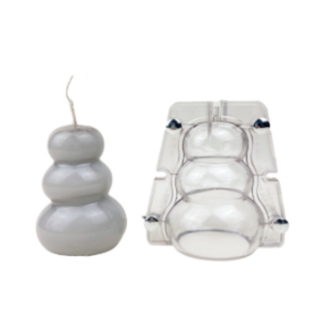 [드그라쎄] 캔들 pc몰드 74종 모음, 58. 스톤 3단형, 1개