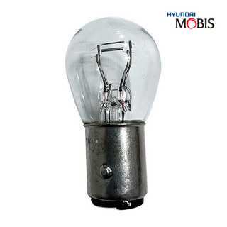 현대모비스부품몰 현기스토어 자동차 브레이크등 전구 더블 백색 12V 27/8W 테일 램프, 2개, 28mm