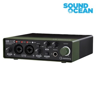 스테인버그 USB 오디오 인터페이스, UR22C Green, 혼합색상