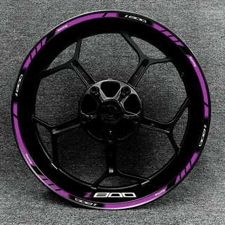 Kawasaki Z800 오토바이 휠 림 스티커 휠 허브 장식 Z800 고반사 데칼 로고에 적합, [11] Z800