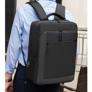 新款大容量雙肩15.6吋電腦包】後背包 電腦包 筆電後背包 背包 男背包 筆電包 電腦背包, A172-黑色15.6吋