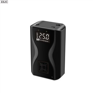 Z3JC 便攜式車載充氣泵大流量按鍵款無線充電警示燈胎壓顯示數碼顯示, 液晶按鍵款無線大流量2000*2mah:如圖, 1個