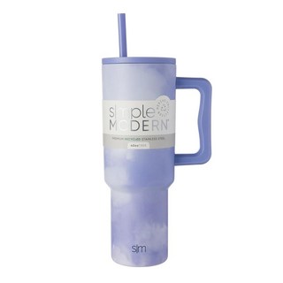 심플모던 트렉 핸들 앤 스트로우 리드 텀블러 1.18L - 윔지컬 타이다이