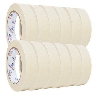 홀스파워 종이 마스킹테이프 SBT03 아이보리 25mm x 40M, 12개