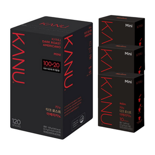 카누 미니 다크 로스트 아메리카노 155T, 0.9g, 1세트, 155개입