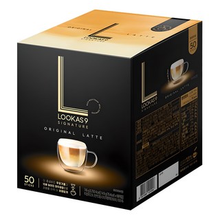 루카스나인 시그니처 오리지널 라떼 커피믹스, 14.9g, 50개입, 1개